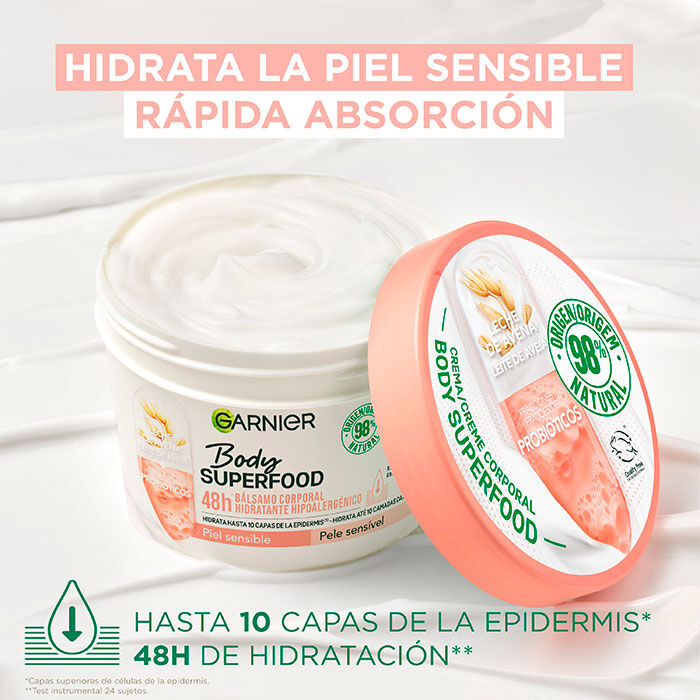 Body Superfood Crema Corporal Piel Sensible  380ml-212087 1