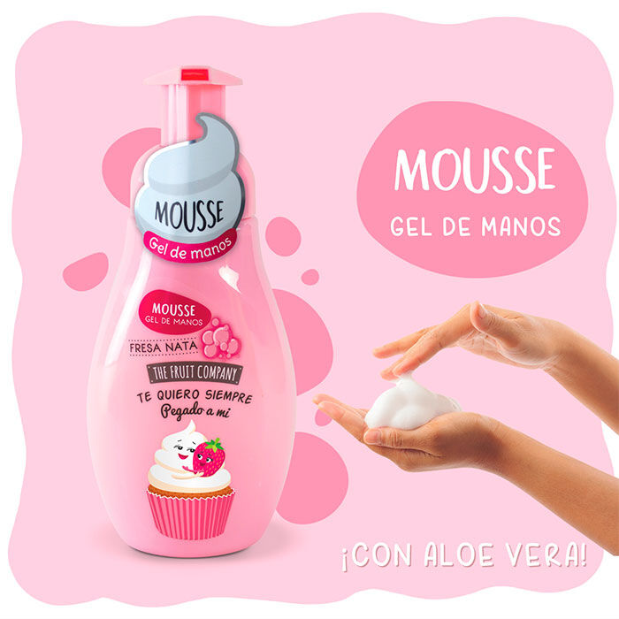 Jabón de Manos Mousse Fresa Nata  250ml-195762 1