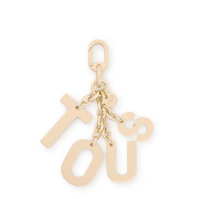 Llavero Metal Letters Dorado  