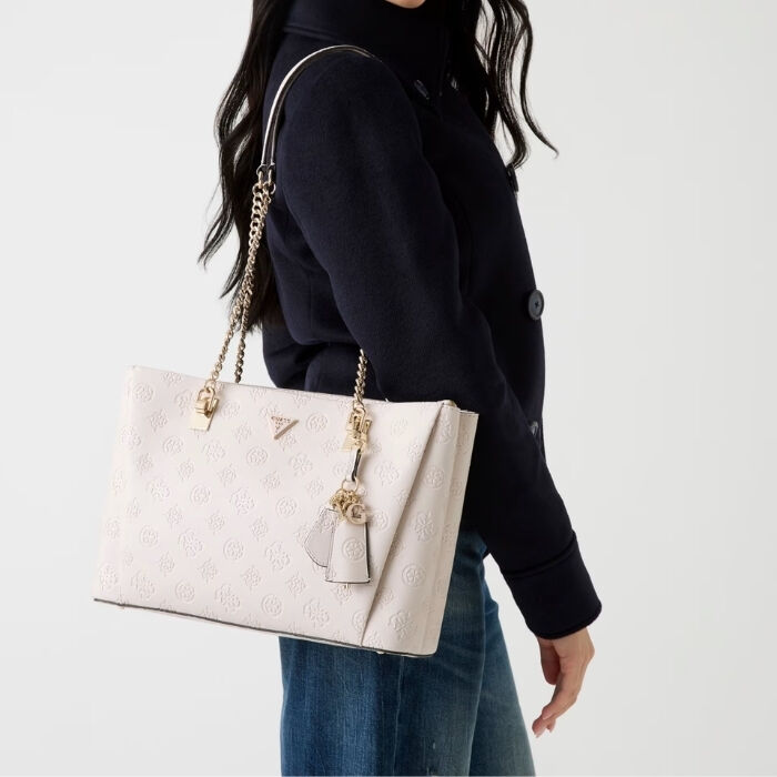 Bolso de Hombro Tisha Logo 4G Peony Crema   1