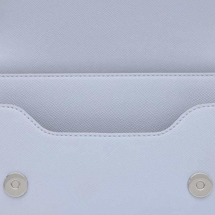 Bandolera Mediana Audree Studs Azul Gris&aacute;ceo   3