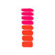 Neon Blast Láminas de Uñas Rosa-Coral  1ud.-222793 1