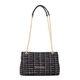 Bolso de Hombro Tweed Negro   4