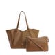 Bolso Shopper de Hombro Camel   1