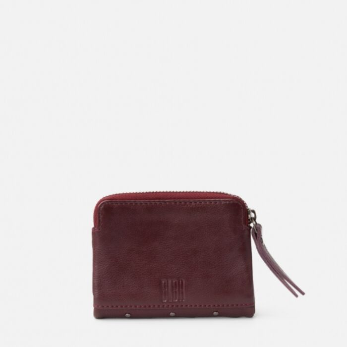 Cartera de Piel Katy Granate   1