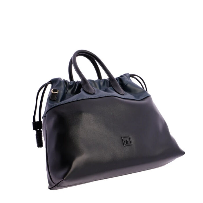 Bolso de Mano Negro Combinado   6