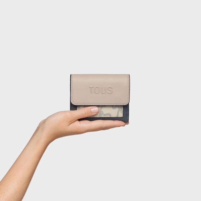 Cartera Flap Kaos Icon Gris   3