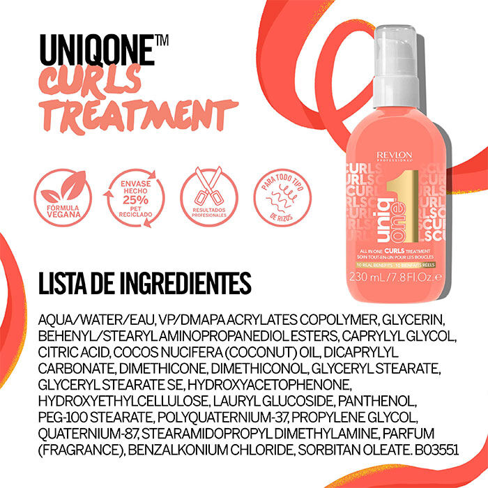 UNIQONE Curls Treatment  230ml-223037 4