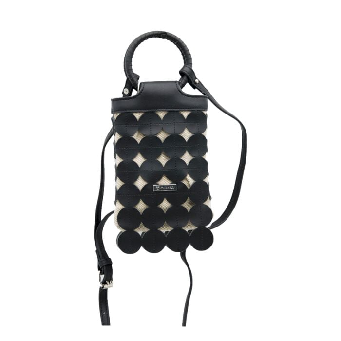 Bolso Bandolera Porta Móvil Negro   1