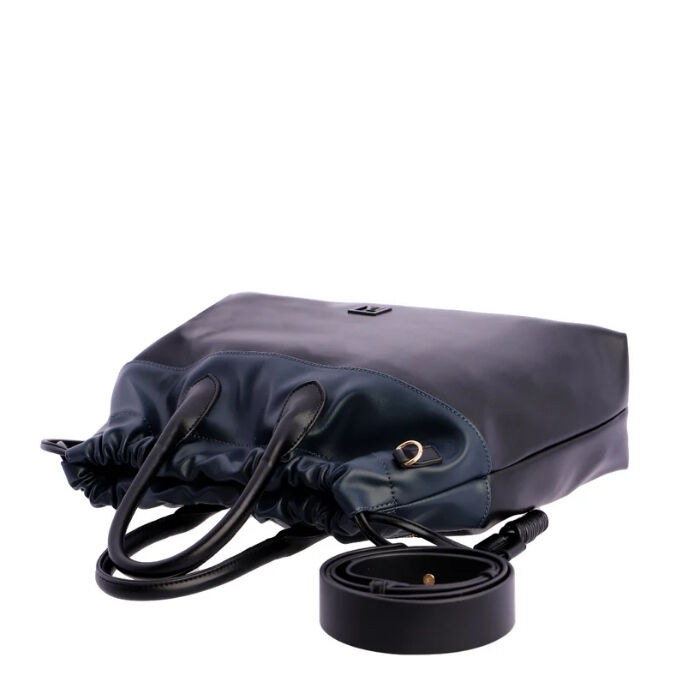 Bolso de Mano Negro Combinado   4
