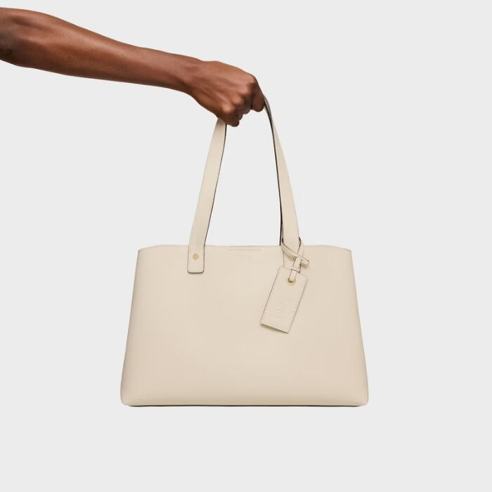 Bolso Mediano Citybow Beige   5