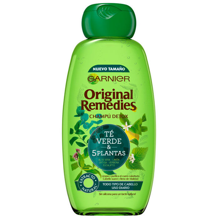 Té Verde & 5 Plantas Champú Detox  300ml-169649 3