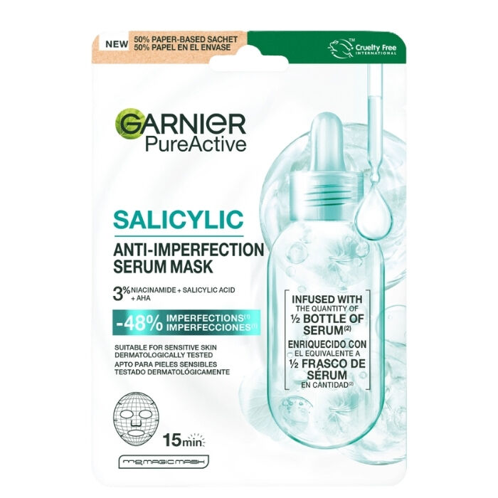 Pure Active Tissue Mask Salicylic  23g-239570 0