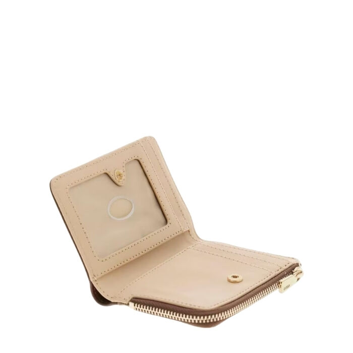 Cartera Lindsey Zip Marr&oacute;n   3