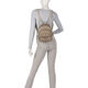 Mochila Manhattan Logotipo 4G Latte   2