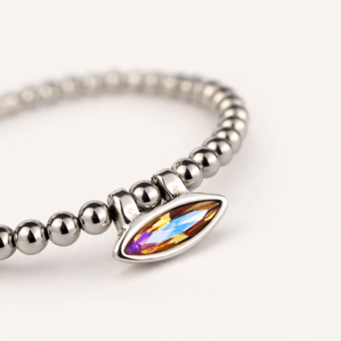 Pulsera Cala Plata Rosa  T. &Uacute;nica-236288 1