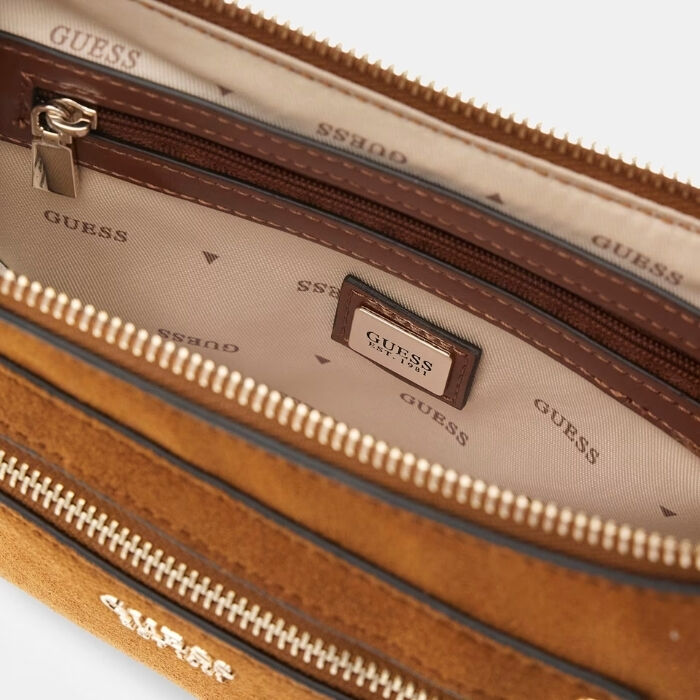 Bolso Bandolera Mini Marsha de Piel Marr&oacute;n   3