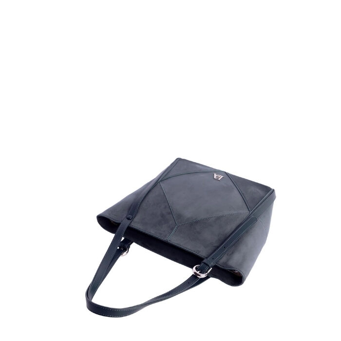 Bolso de Mano Shopper Reina Azul   4