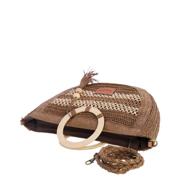 Bolso de Mano Cadaqu&eacute;s Marr&oacute;n   3