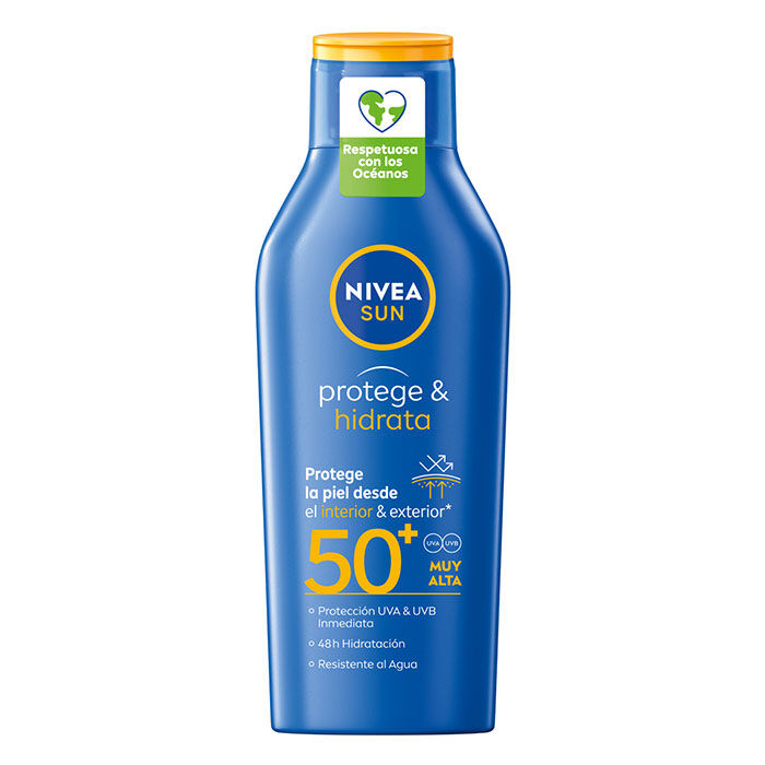 Protege & Hidrata Loci&oacute;n Solar SPF50+  