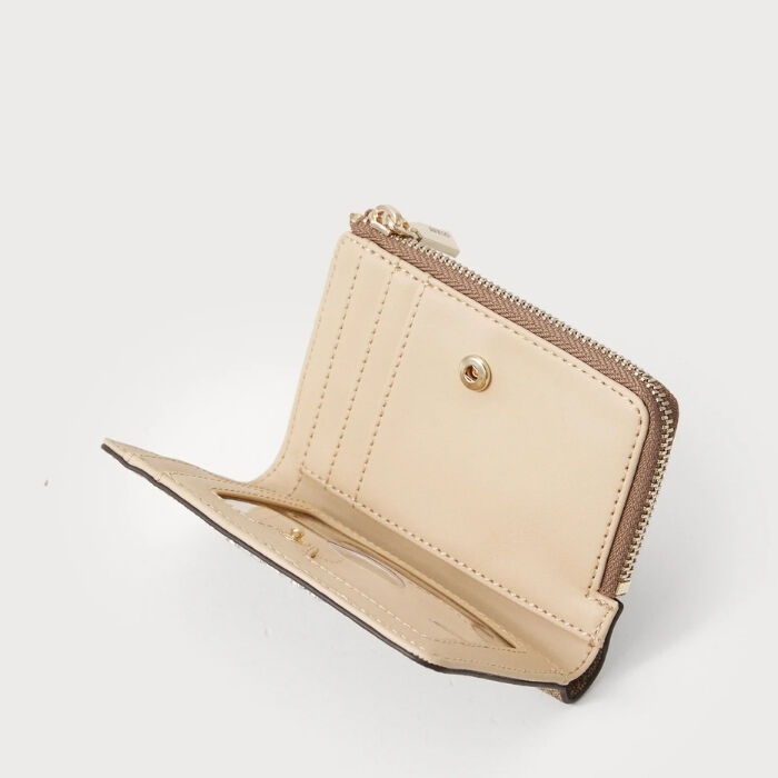 Cartera Laurel Saffiano Latte   2