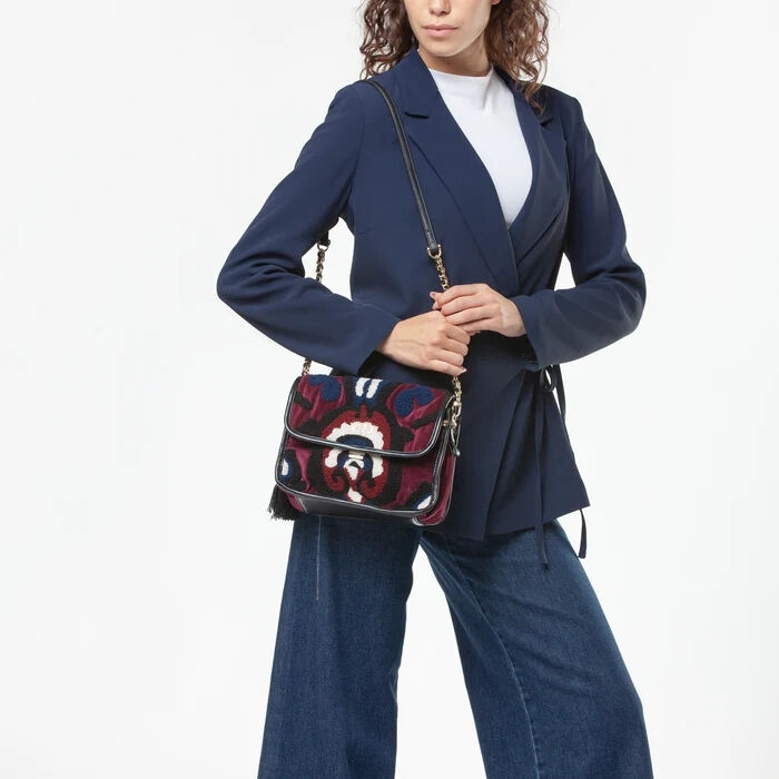 Bolso Bandolera Melia Burdeos   1