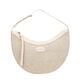 Bolso Hobo Rafia Crema   0