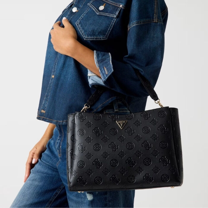 Bolso de Mano Tisha Logo 4G Peony Negro   1