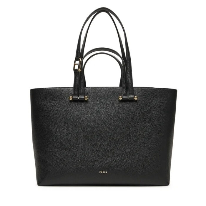 Furla Duetto Bolso Shopper Negro  