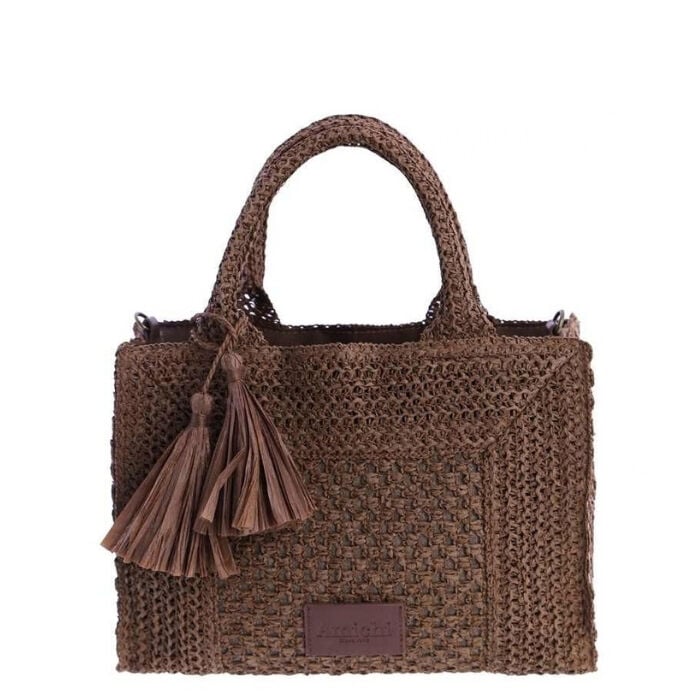 Bolso de Mano Dovena Marr&oacute;n  
