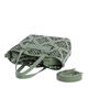 Bolso de Hombro Tote Calado Verde   4