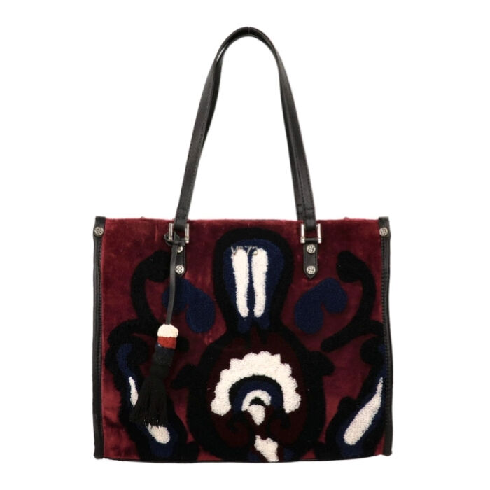Bolso Shopper Grande Melia Burdeos   5