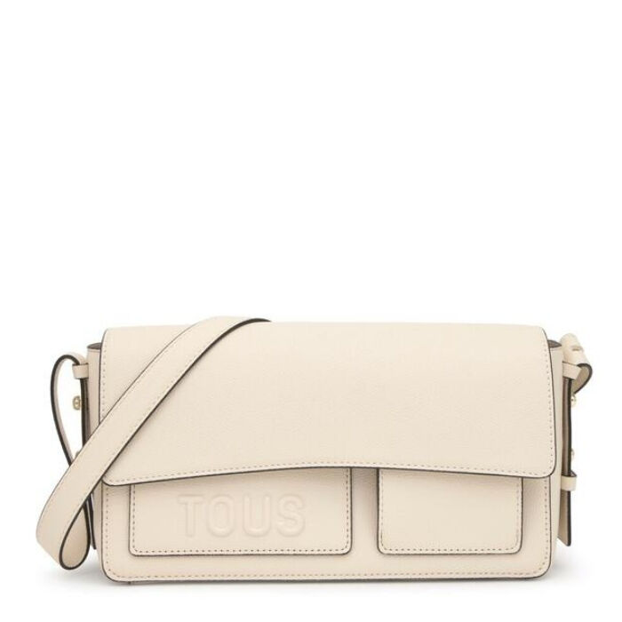 Bandolera Mediana Back To Basics Beige  