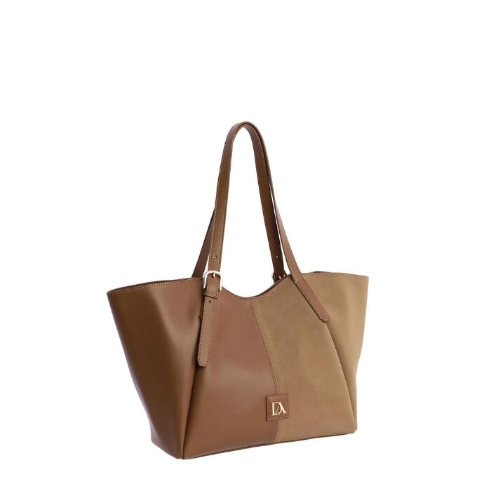 Bolso Shopper de Hombro Camel   4