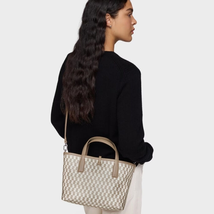 Bolso Capazo Mediano Reversible Double Way Bear Beige   5