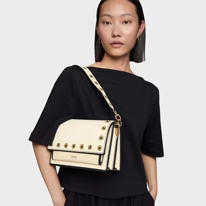 Bandolera Mediana Beige Audree Trampantojo   4