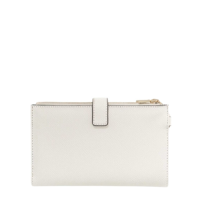 Cartera Laurel Saffiano Crema   1