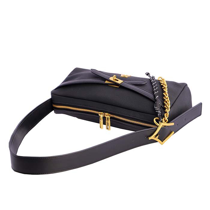 Bolso de Hombro Ajustable Negro   4