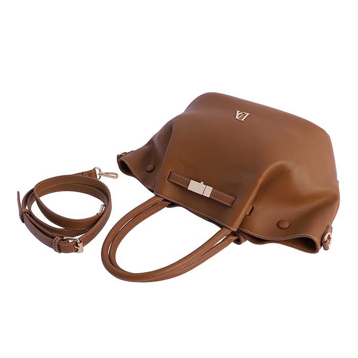 Bolso de Mano Camel   5
