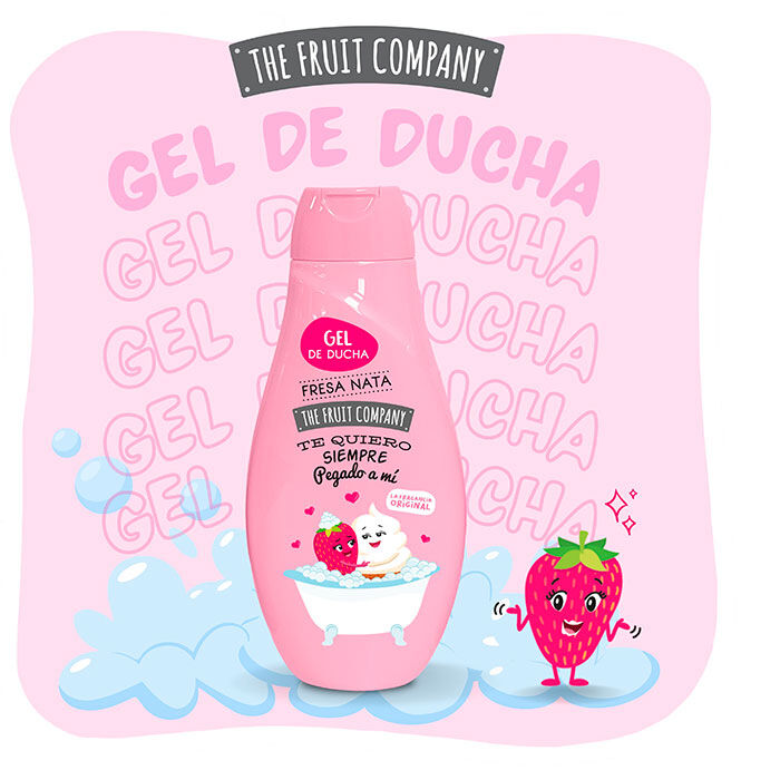 Gel de Ducha Fresa Nata  600ml-211016 1