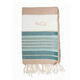 Fouta Afra Beige Azul   0