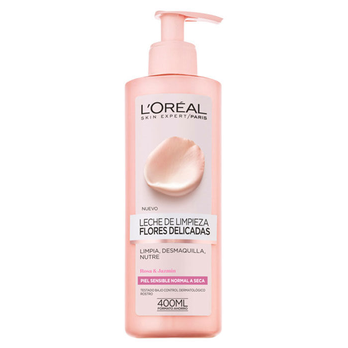 Flores Delicadas Leche Limpiadora Rosa&Jazmín  400ml-161041 0
