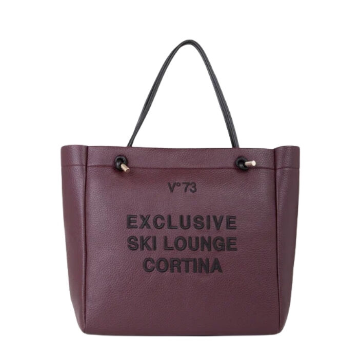 Bolso Shopper Grande Cortina Burdeos   0