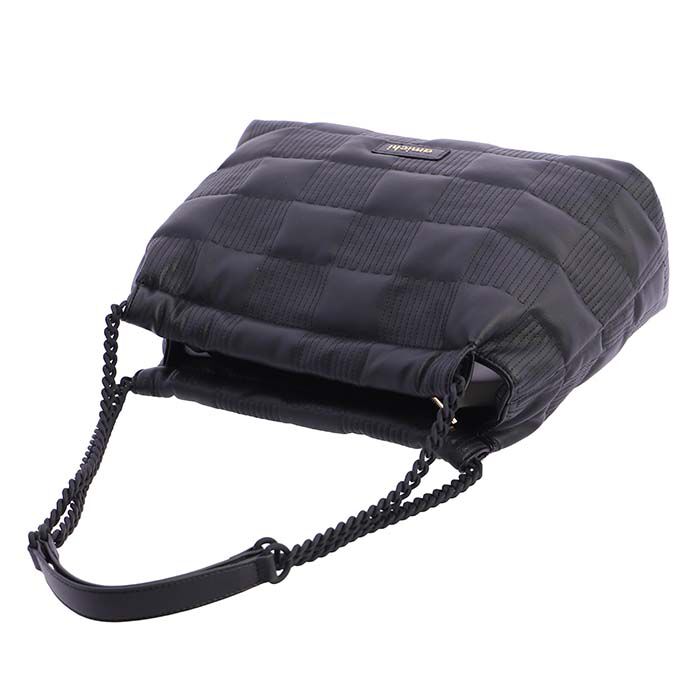 Bolso de Hombro Cadena Negro   4
