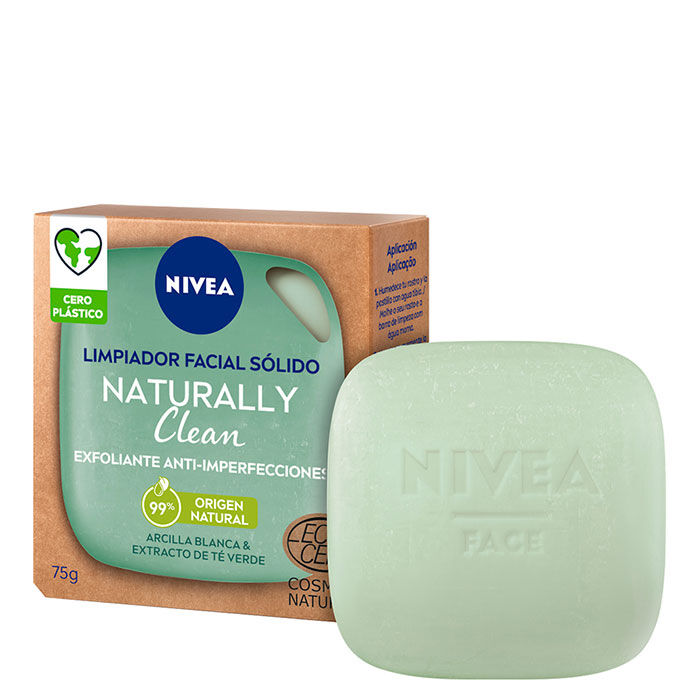 Naturally Clean Exfoliante Facial Sólido Anti-Imperfecciones  75g-198751 1
