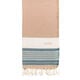 Fouta Afra Beige Azul   2