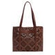 Bolso de Hombro Calado Marr&oacute;n   5