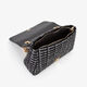 Bolso de Hombro Tweed Negro   3