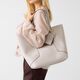 Bolso Shopper Darcy Crema   1