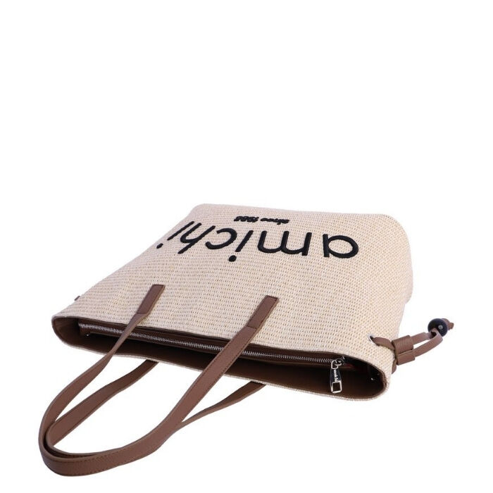Bolso Shopper Azura Beige   3